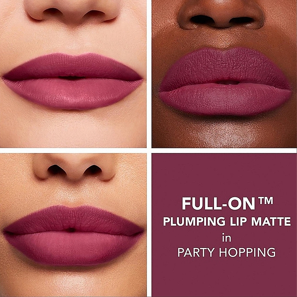 💋 BUXOM Party Hopping Matte FULL-ON PLUMPING LIP CREAM Liquid Lipstick NWT